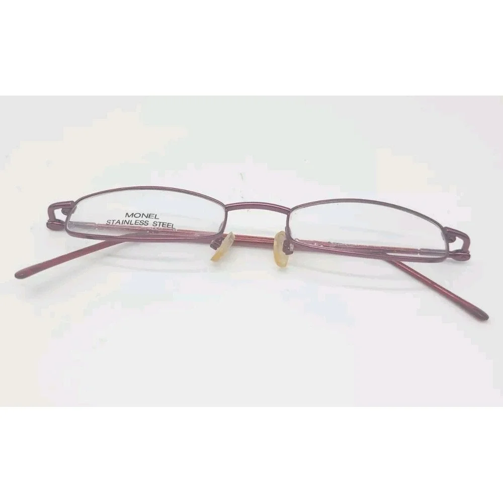 Monel Claret 47-18-140 St. Moritz Pink Rose Stainless Steel Eyeglass Frames